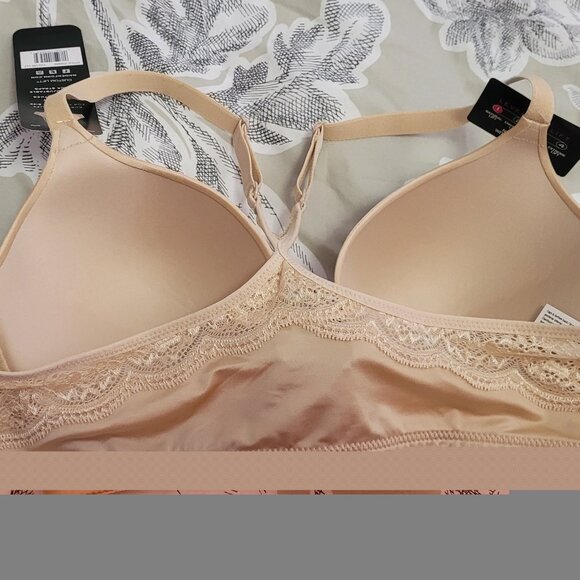 Maidenform Moderate Lift Lace T-Back Front Closure Underwire Bra 38C NWT - Picture 3 of 4